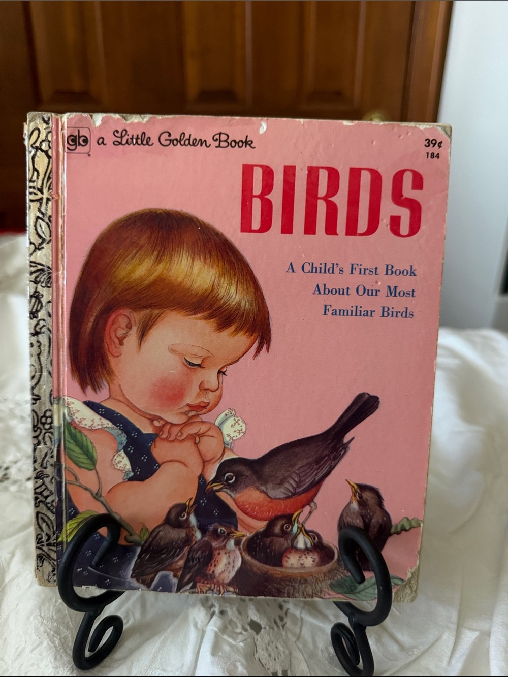 Vintage Little Golden Book titled Birds